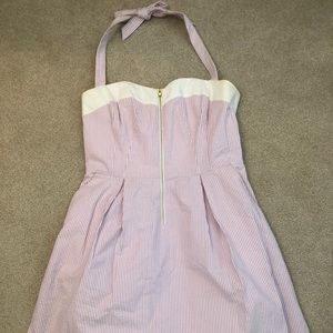 Lilly Pulitzer halter seersucker dress